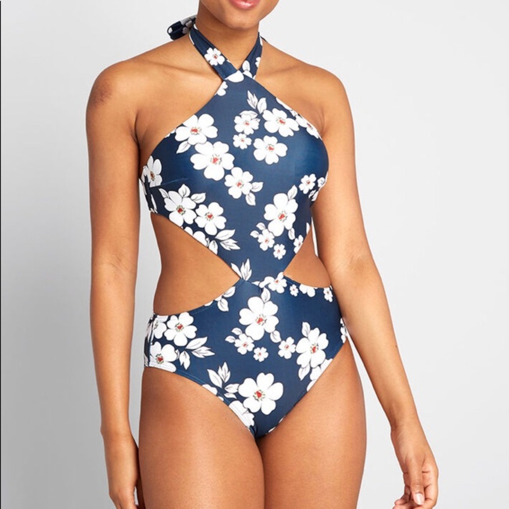 NWT ModCloth The‎ Betsey One-Piece Swimsuit